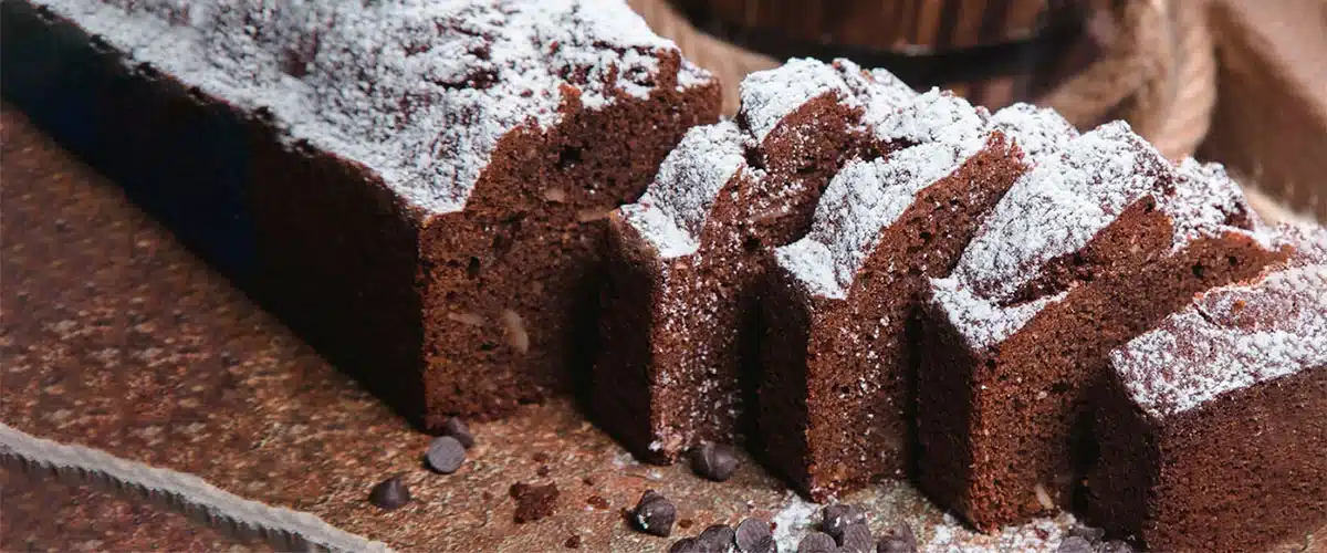 Pastel de chocolate con almendra