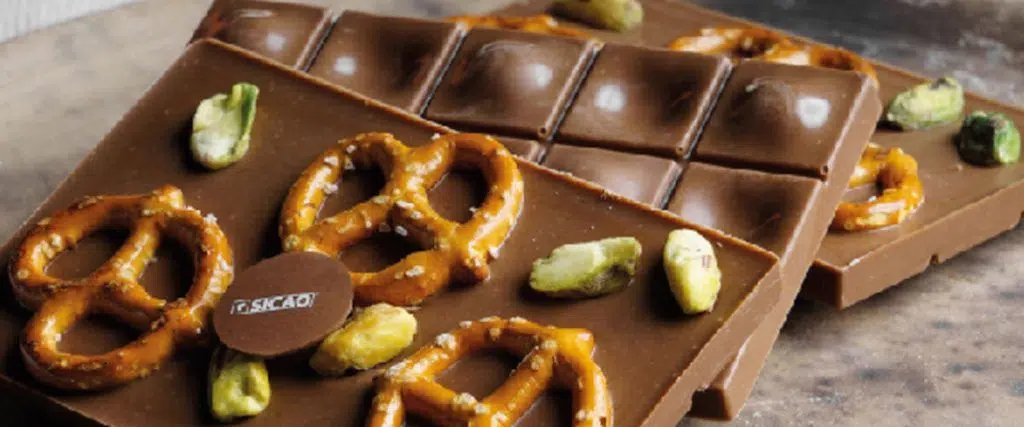 Tabletas crujientes de chocolate SICAO