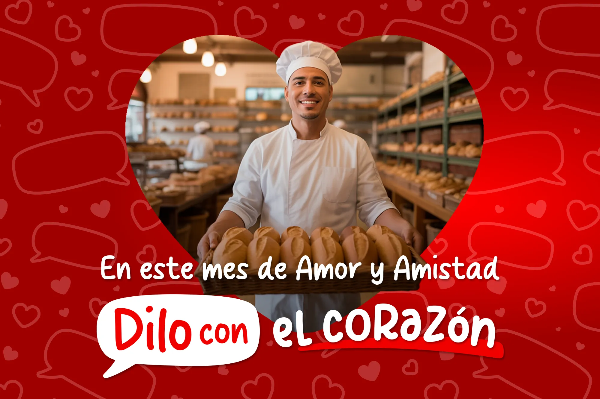 Dilo con el corazón: la campaña que convierte a todos en mensajeros del amor recién horneado