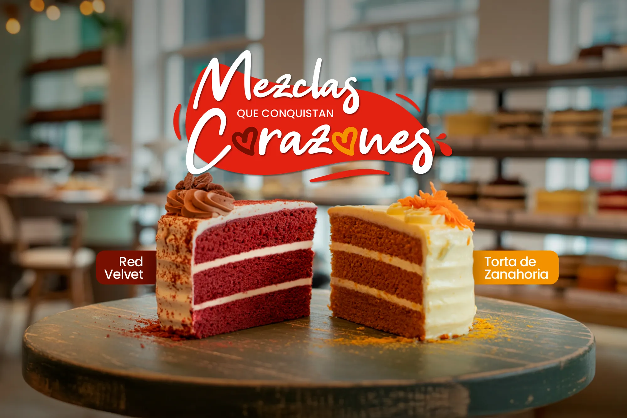 Nuevas mezclas que conquistan corazones: Red Velvet y Zanahoria
